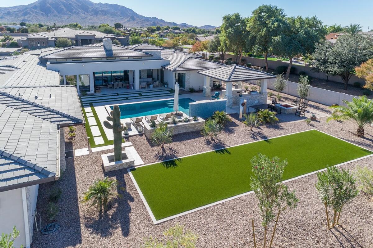 Luxury complete backyard build in Scottsdale, AZ